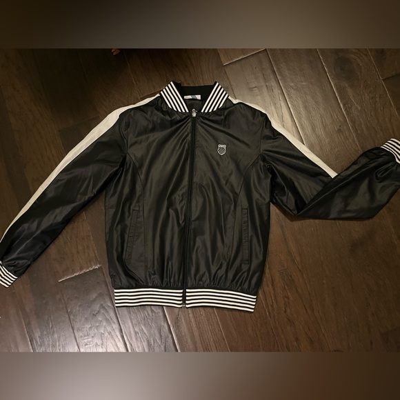 Black K-Swiss windbreaker - Picture 2 of 2